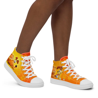 Garfield I hate Mondays Women's High Top Custom Sneakers