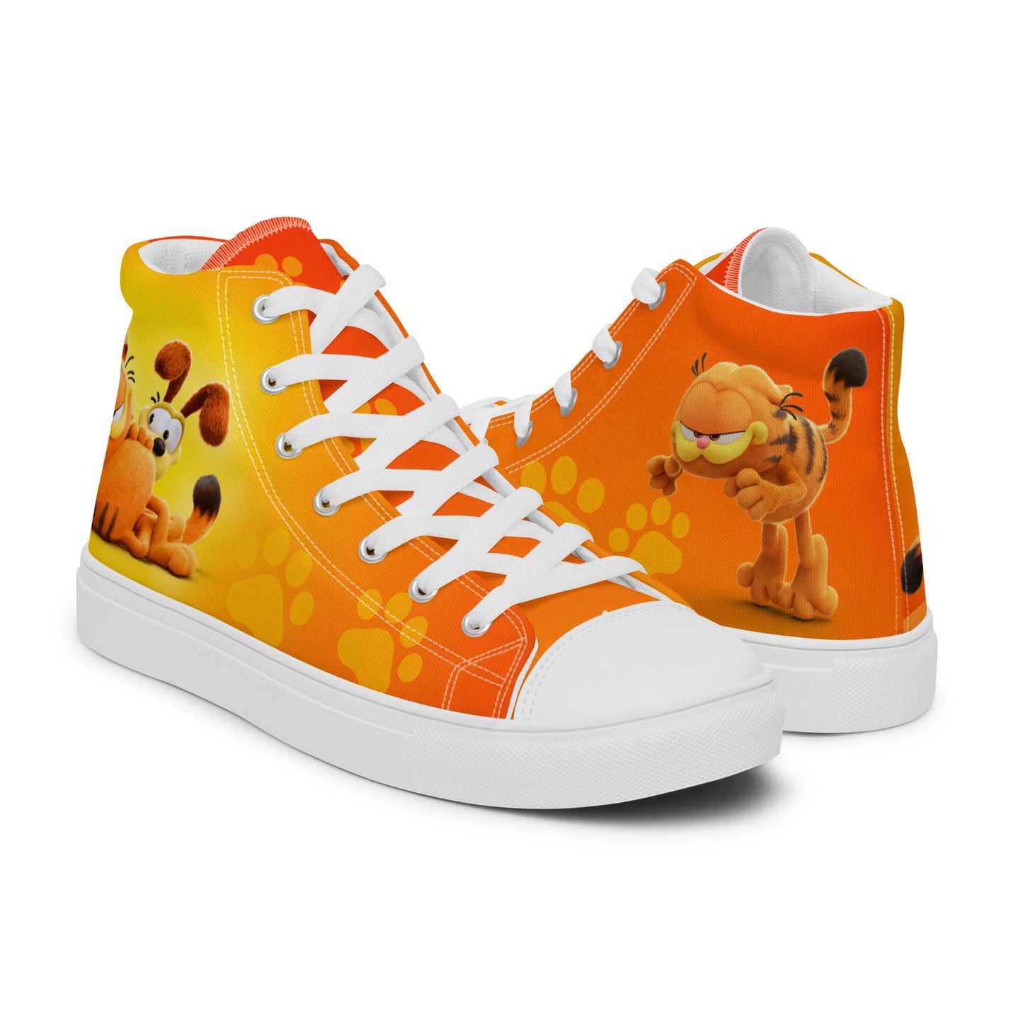 Garfield I hate Mondays Women's High Top Custom Sneakers