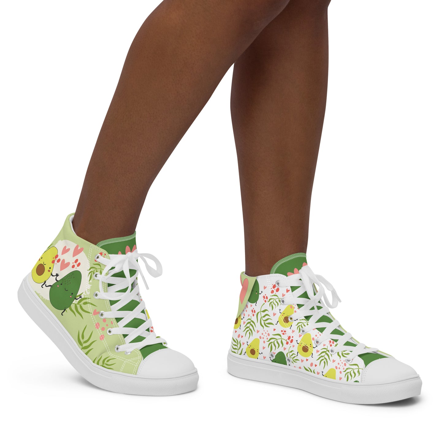 Avocuddles Women's High Top Custom Sneakers