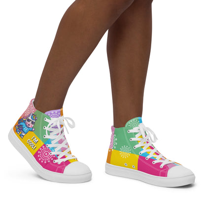 I am cool Woman's High Top Custom Sneakers