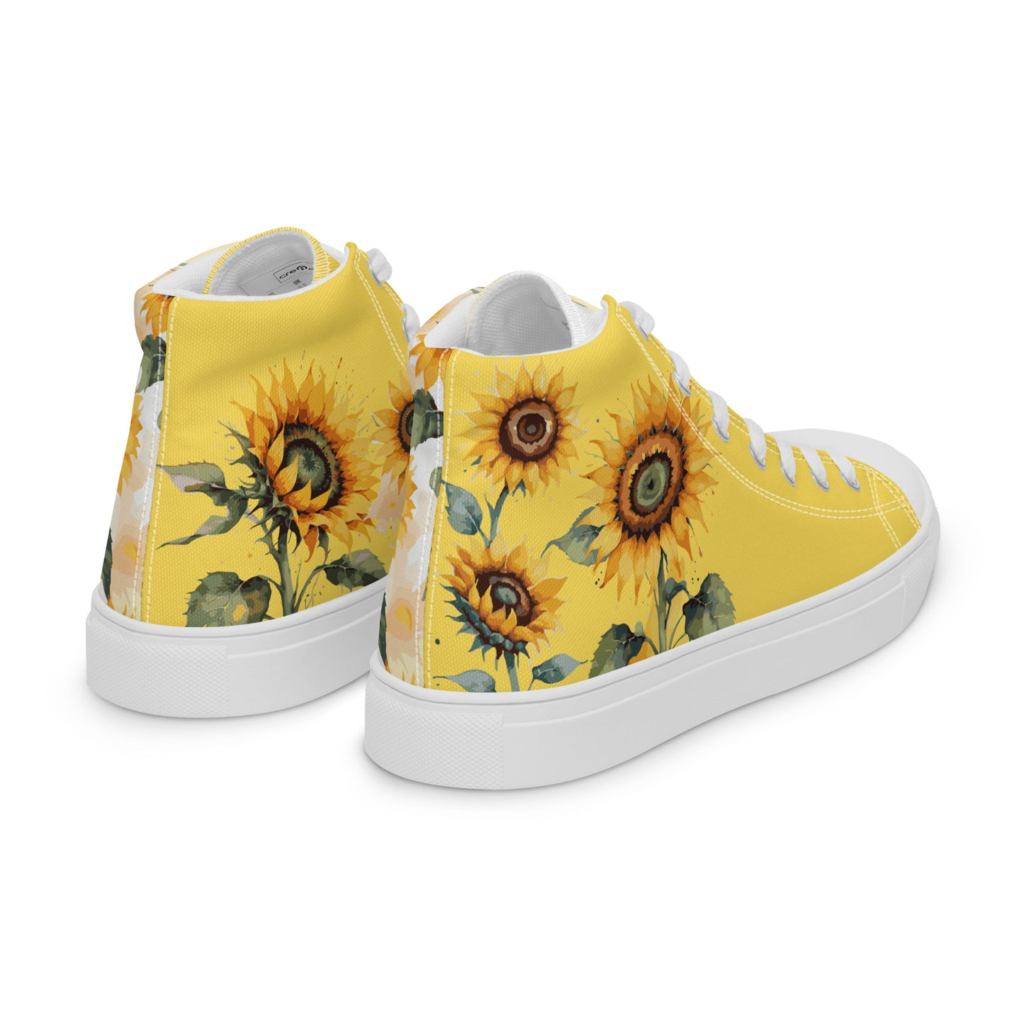 Sunflowers Women's High Top Custom Sneakers