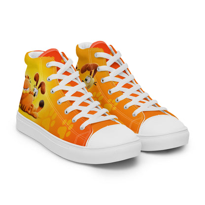 Garfield I hate Mondays Women's High Top Custom Sneakers