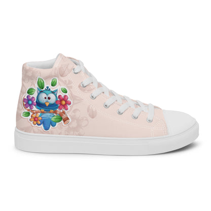 Blue Owl Women's High Top Custom Sneakers