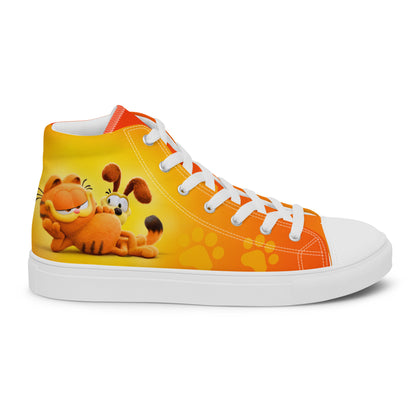 Garfield I hate Mondays Women's High Top Custom Sneakers