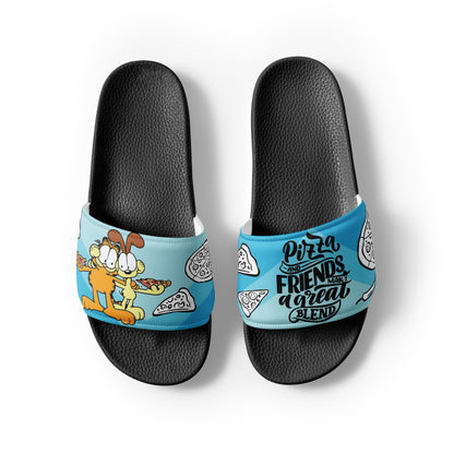 Pizza and Friends Garfield Women's Slides