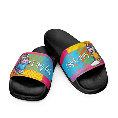 Colorful Unicorn and Cow Women's Slides