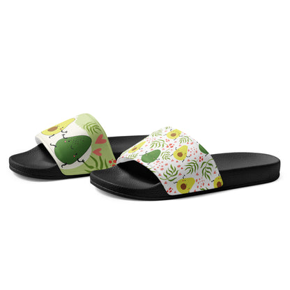 Cute Avocado-Themed Women's Slides