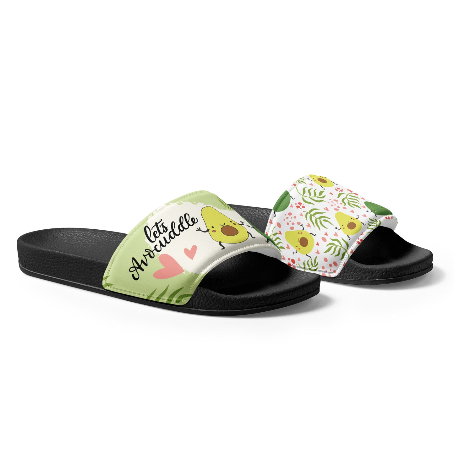 Cute Avocado-Themed Women's Slides