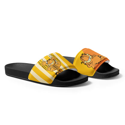 Garfield-Themed Orange and Yellow Women's Slides