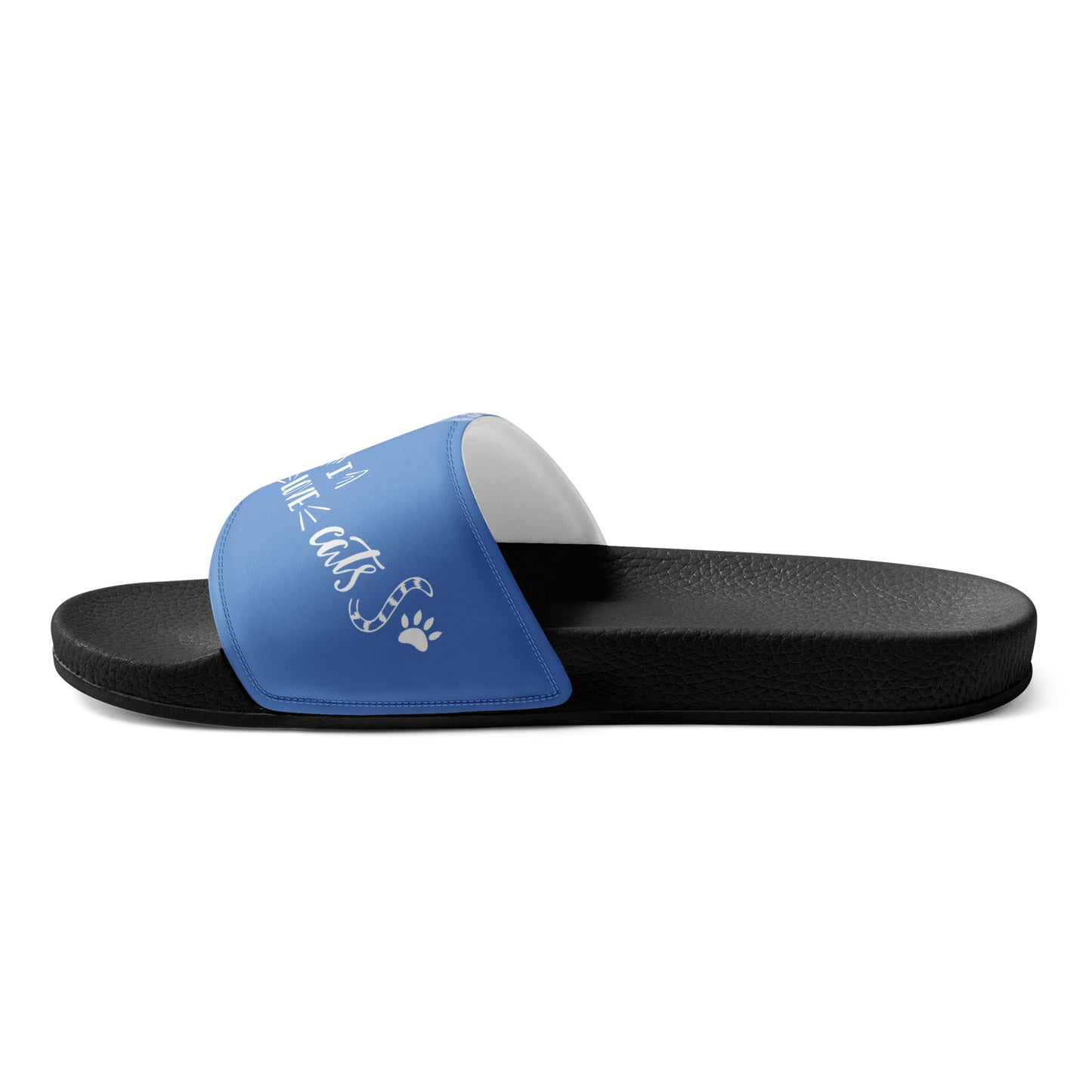 Blue Cat Paw Women's Slides