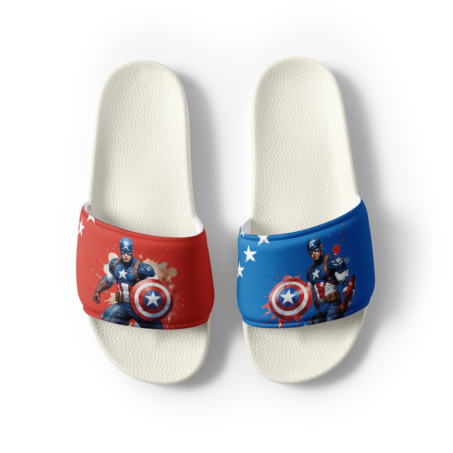 Captain America-Themed Women's Slides