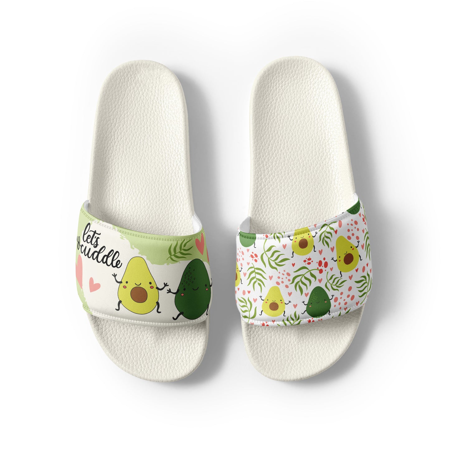 Cute Avocado-Themed Women's Slides