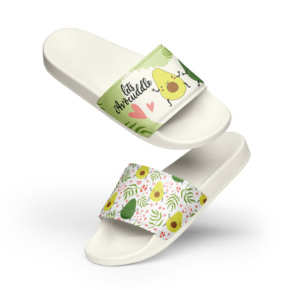 Cute Avocado-Themed Women's Slides