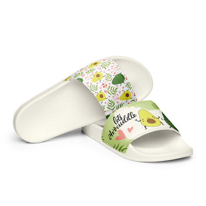 Cute Avocado-Themed Women's Slides