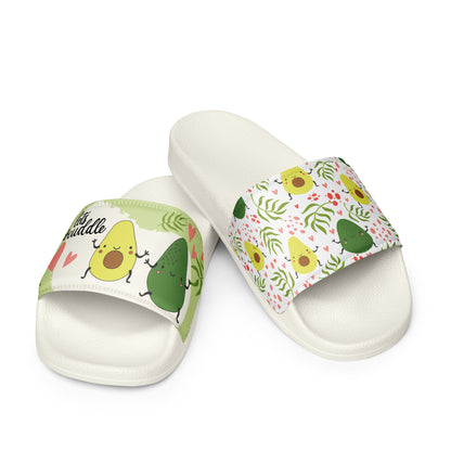 Cute Avocado-Themed Women's Slides