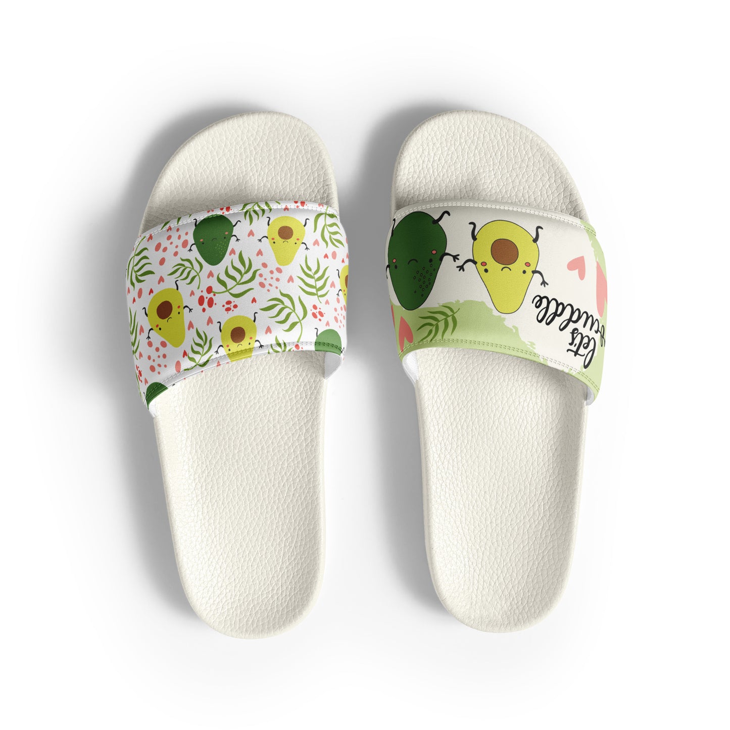 Cute Avocado-Themed Women's Slides