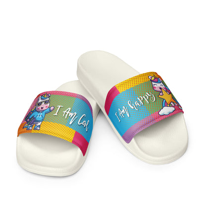 Colorful Unicorn and Cow Women's Slides