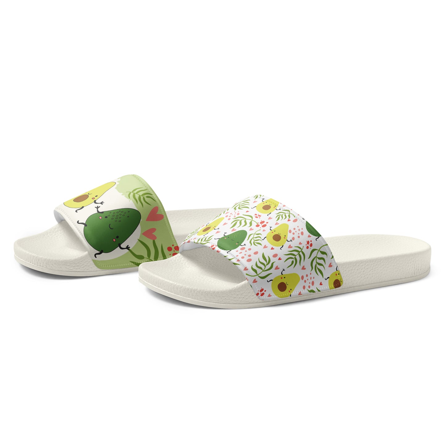 Cute Avocado-Themed Women's Slides