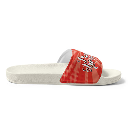 Supergirl-Themed Red Women's Slides