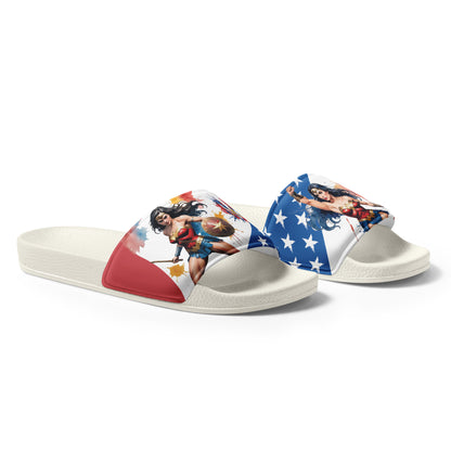 Heroic Wonder Woman Women's Slides