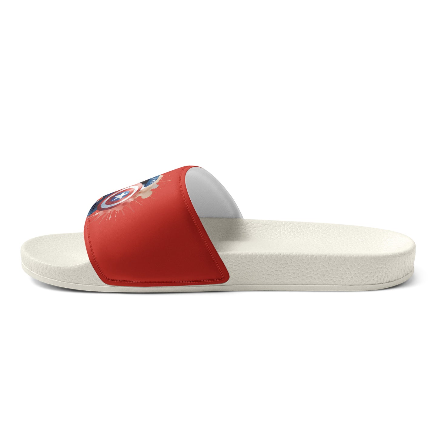 Captain America-Themed Women's Slides