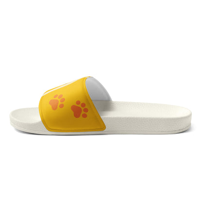 Garfield-Themed Orange and Yellow Women's Slides