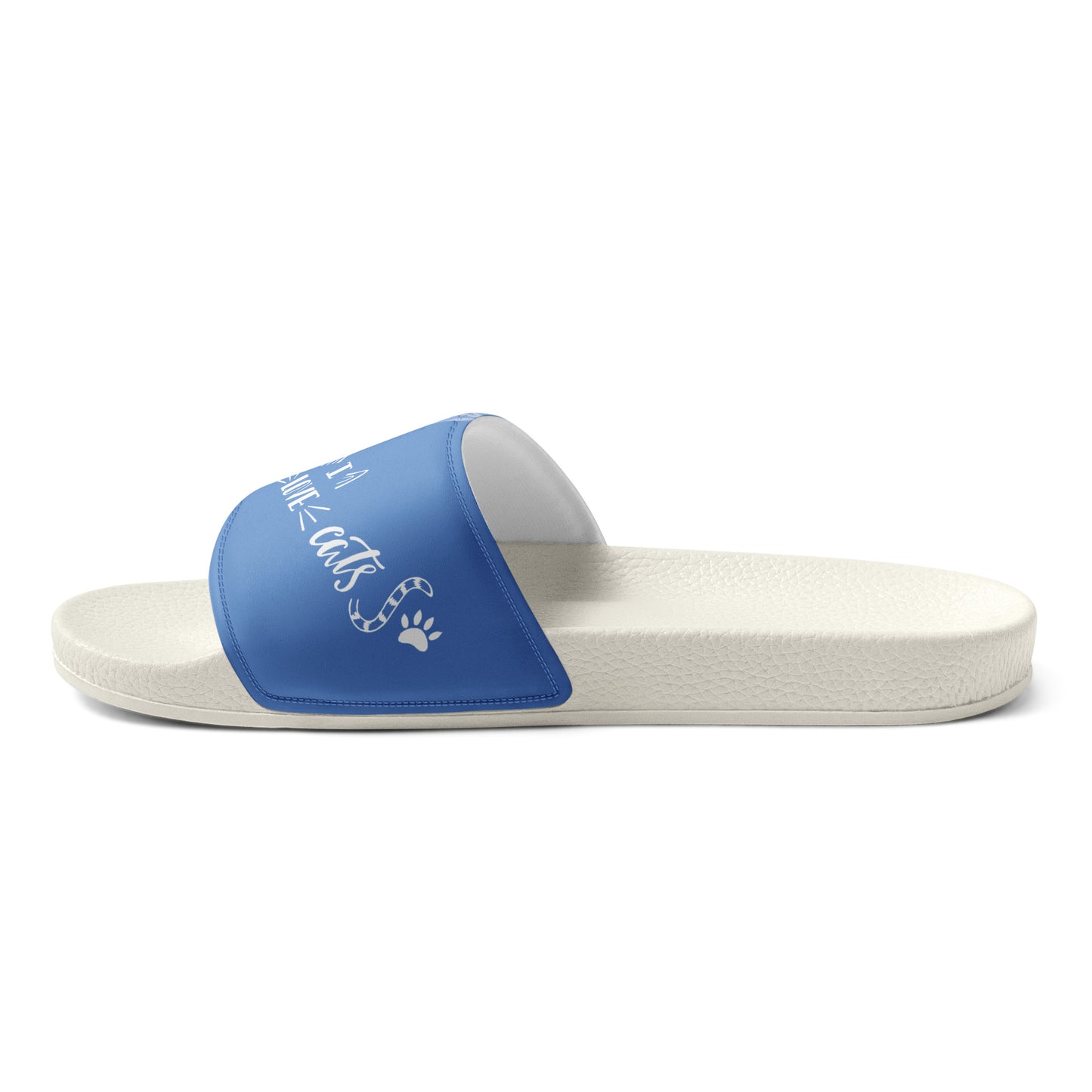 Blue Cat Paw Women's Slides